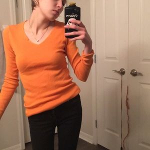 Orange sweater
